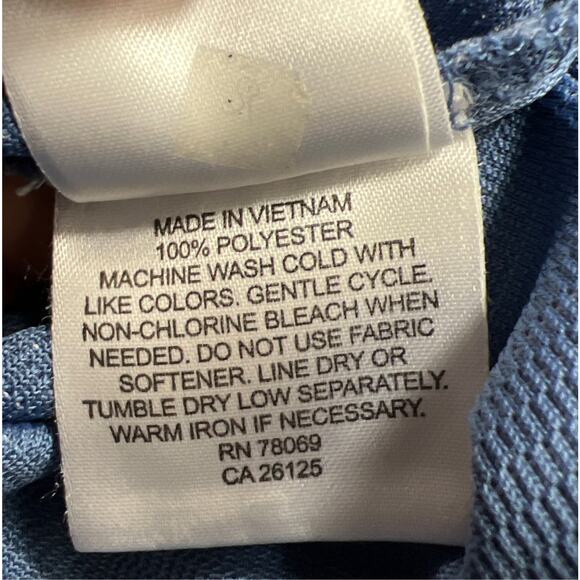 Callaway Golf Heather Micro Stripe Mens Polo Shirt Size XL 100% Polyester - Picture 9 of 11